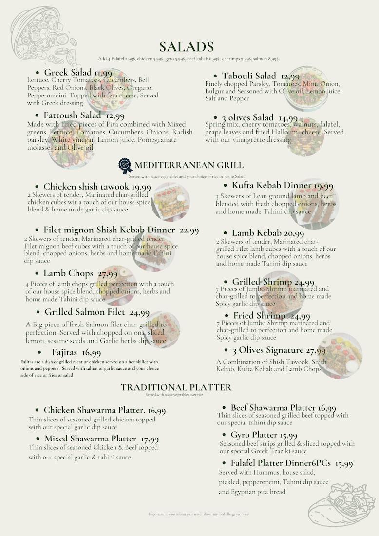 3 Olives Mediterranean Grill & Lounge